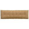 vidaXL R&uuml;ckenkissen Braun 160 x 50 cm Cordstoff