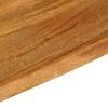 vidaXL Tischplatte mit Baumkante 50x40x2,5 cm Massivholz Mango