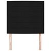 vidaXL Kopfteil mit Kopfteil Schwarz 80 cm Kunstleder
