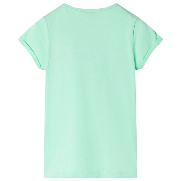 Kinder-T-Shirt Knallgr&uuml;n 140