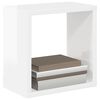 vidaXL W&uuml;rfelregale 6 Stk. Hochglanz-Wei&szlig; 26x15x26 cm