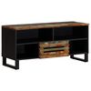 vidaXL TV-Schrank 100x34x46 cm Massivholz Akazie