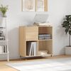 vidaXL Plattenschrank Sonoma-Eiche 84,5x38x89 cm Holzwerkstoff