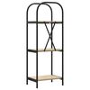 vidaXL B&uuml;cherregal Sonoma-Eiche 40 x 30 x 109 cm Holzwerkstoff