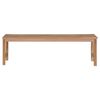vidaXL Gartenbank 150 cm Massivholz Teak