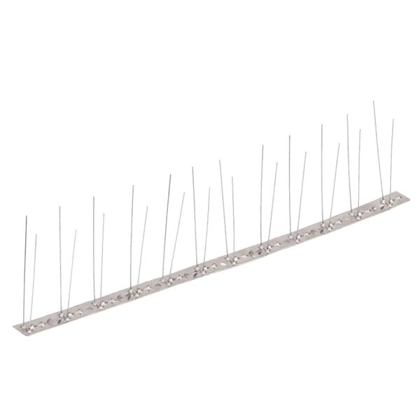 vidaXL 6-tlg. Taubenabwehr Spikes-Set Edelstahl 3 m 2-reihig
