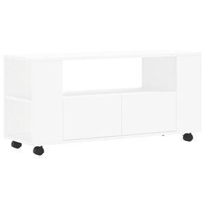 vidaXL TV-Schrank Wei&szlig; 102x34,5x43 cm Holzwerkstoff