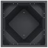 vidaXL Pflanzk&uuml;bel 2 pcs Anthrazit 30 x 30 x 75 cm Stahl