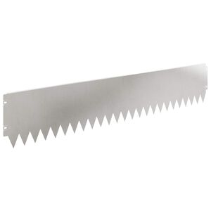 vidaXL Raseneinfassung 20 pcs 103 x 20 cm Stahl Silber