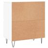 vidaXL Sideboards 2 Stk. Wei&szlig; Holzwerkstoff