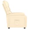 vidaXL Relaxsessel Creme Kunstleder