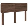 vidaXL Bettrahmen Braun Eichen-Optik 140 x 190 cm Holzwerkstoff