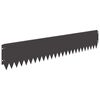 vidaXL Raseneinfassung 30 pcs 103 x 20 cm Stahl Schwarz