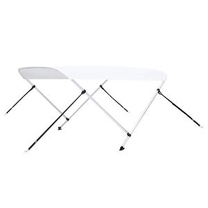 vidaXL 2-Bow Bimini Top Wei&szlig; 150x120x110 cm