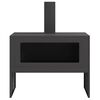 vidaXL Feuerstelle Schwarz 80 x 50 x 96 cm Kaltgewalzter Stahl