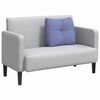 vidaXL R&uuml;cken Kissen Jeans blau 60 x 24 x 50 cm Stoff
