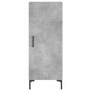vidaXL Highboard Betongrau 34,5x34x180 cm Holzwerkstoff