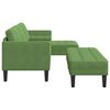 vidaXL Sofa Set mit Kissen 2 pcs Hellgr&uuml;n Polyester