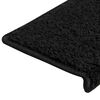 vidaXL Stufenmatten 30 Stk. 65x21x4 cm Schwarz Rechteckiger Rand