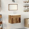 vidaXL Badezimmerschrank Altholz 60 x 38,5 x 46 cm Holzwerkstoff