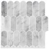 vidaXL Federfliese 50 pcs Grau Marmor 30 x 30 cm Polyurethan und PET