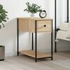 vidaXL Nachttisch Sonoma-Eiche 30x60x60 cm Holzwerkstoff