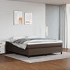 vidaXL Boxspringbettgestell Braun 180x200 cm Kunstleder
