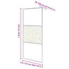 vidaXL Duschwand f&uuml;r Begehbare Dusche ESG-Glas Steindesign 115x195 cm