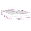 vidaXL Boxspringbettgestell Dunkelgrau 140x200 cm Samt