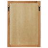 vidaXL Spiegel 50x70 cm Eiche Massivholz