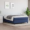 vidaXL Boxspringbettgestell Blau 140x200 cm Stoff