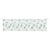 vidaXL Gartenbank-Auflagen 2 Stk. Blattmuster 200x50x7 cm Stoff