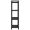 vidaXL B&uuml;cherregal Schwarz Eichen-Optik 40 x 30 x 85 cm Holzwerkstoff