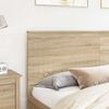 vidaXL Kopfteil mit Kopfteil Sonoma-Eiche 180 cm Holzwerkstoff