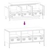 vidaXL TV-Schrank Rosa 101,5x39x43,5 cm Kaltgewalzter Stahl