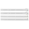vidaXL Schubladenschiene 63 pcs Wei&szlig; Stahl