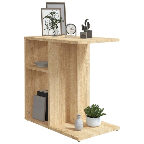vidaXL Beistelltisch Sonoma-Eiche 50x30x50 cm Holzwerkstoff