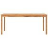 vidaXL 5-tlg. Garten-Essgruppe Massivholz Teak