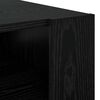 vidaXL Couchtisch Schwarz Eichen-Optik 92 x 53 x 45 cm Holzwerkstoff