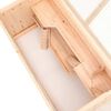 vidaXL Hamsterk&auml;fig 104 x 52 x 54 cm Massivholz Tanne