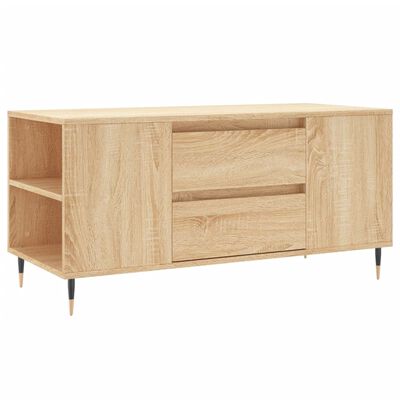 vidaXL Couchtisch Sonoma-Eiche 102x44,5x50 cm Holzwerkstoff