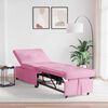 vidaXL Pull-Out Schlafsofa Rosa 194 x 50 x 82 cm Sperrholz