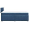 vidaXL Boxspringbett mit Matratze Blau 80x200 cm Stoff