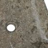 vidaXL Waschbecken Grau 40x40x10 cm Marmor