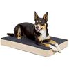 Kerbl Memory-Schaum Hundematratze 80 x 50 cm Beige und Grau 80326