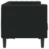vidaXL Sofa Schwarz 174 x 74,5 x 70,5 cm PVC