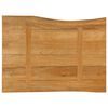 vidaXL Tischplatte mit Baumkante 70x60x2,5 cm Massivholz Mango