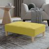 vidaXL Fu&szlig;hocker Gr&uuml;n 78x56x32 cm Stoff