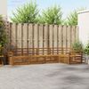 vidaXL Outdoor-Sofagarnitur 5 pcs Natur Massivholz Akazie