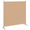 vidaXL 2-tlg. Paravent Schwarz 348x180 cm Stoff